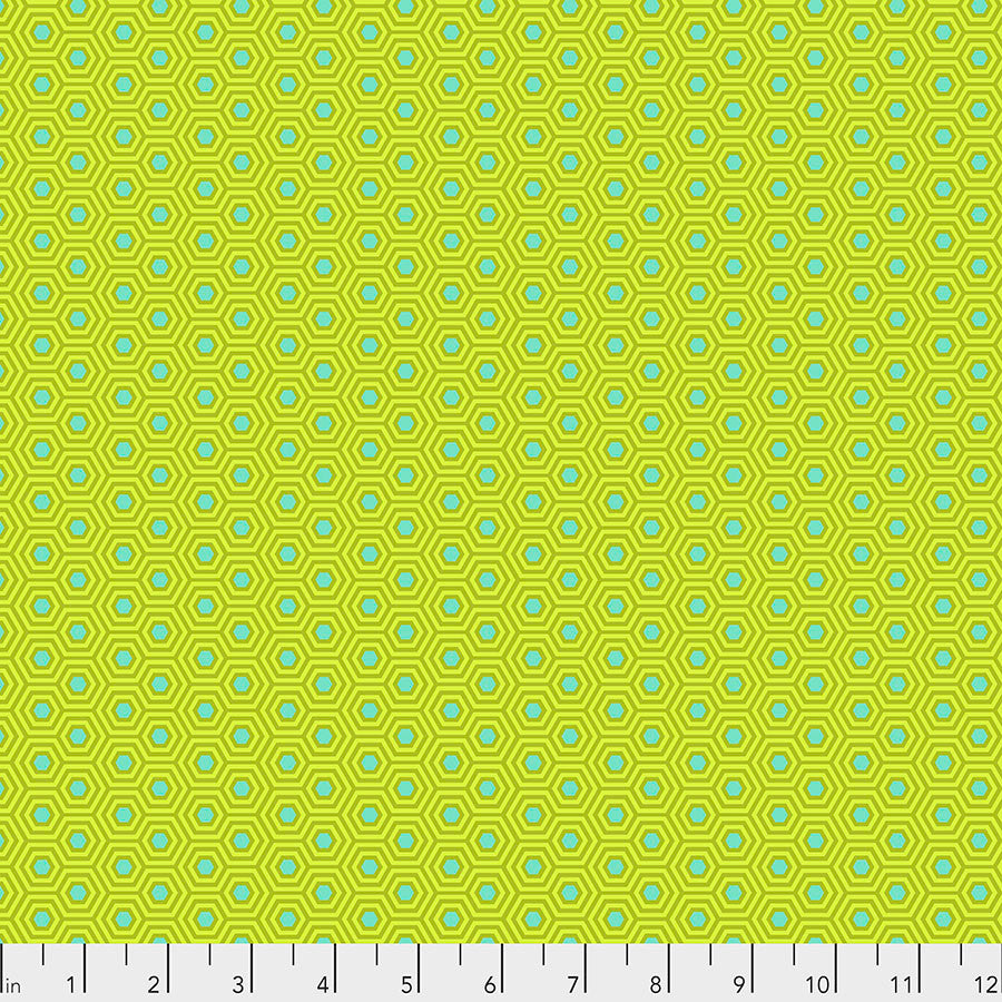 Tula Pink Hexy Chameleon quilting fabric – PWTP150.CHAMELEON