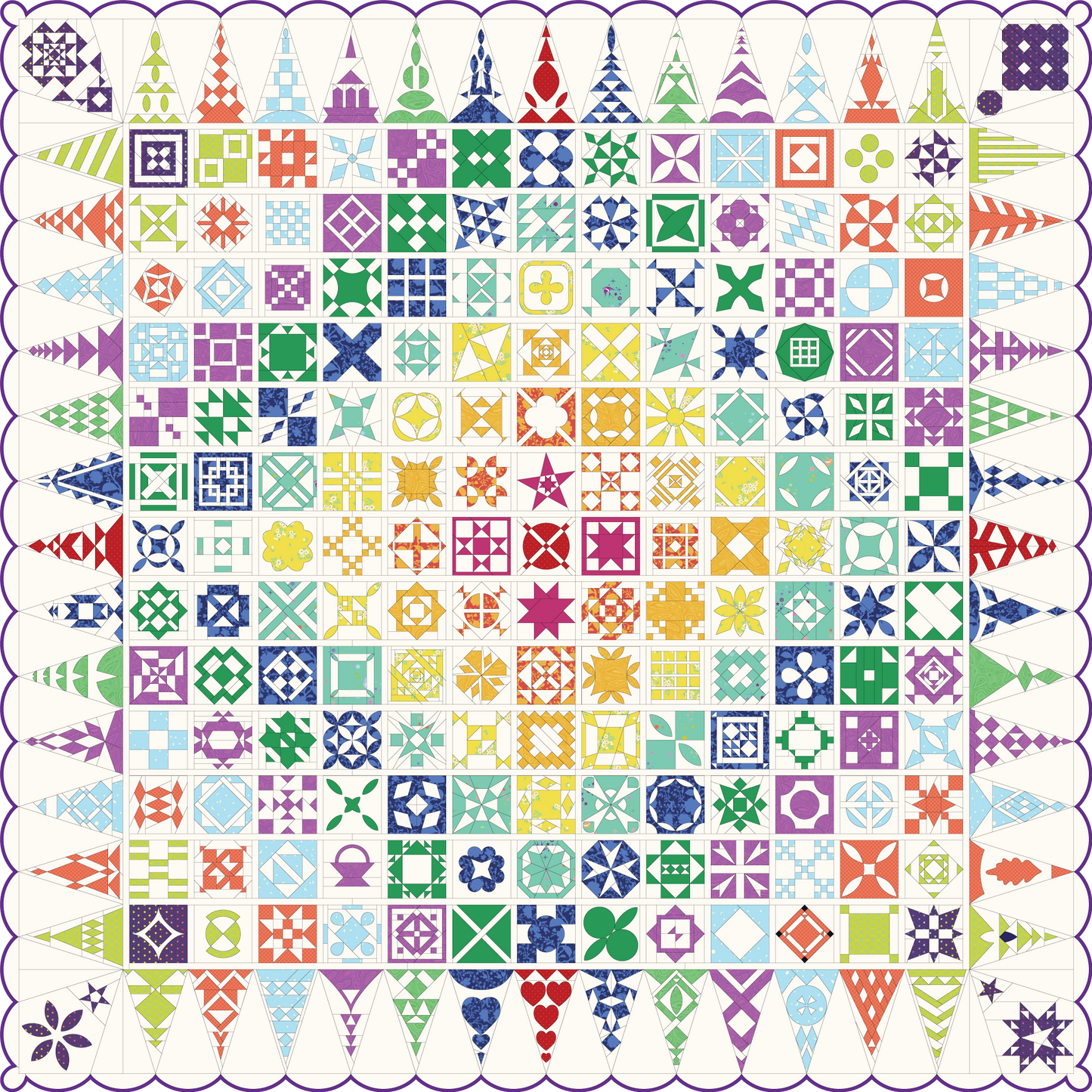 The Jane Stickle Quilt BOM - Shipping May 2026
