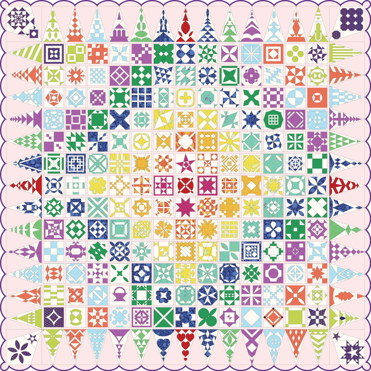 The Jane Stickle Quilt BOM - Shipping May 2026