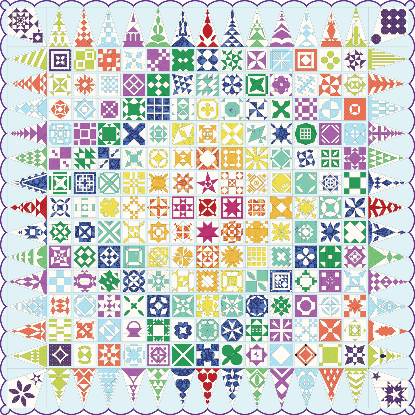 The Jane Stickle Quilt BOM - Shipping May 2026